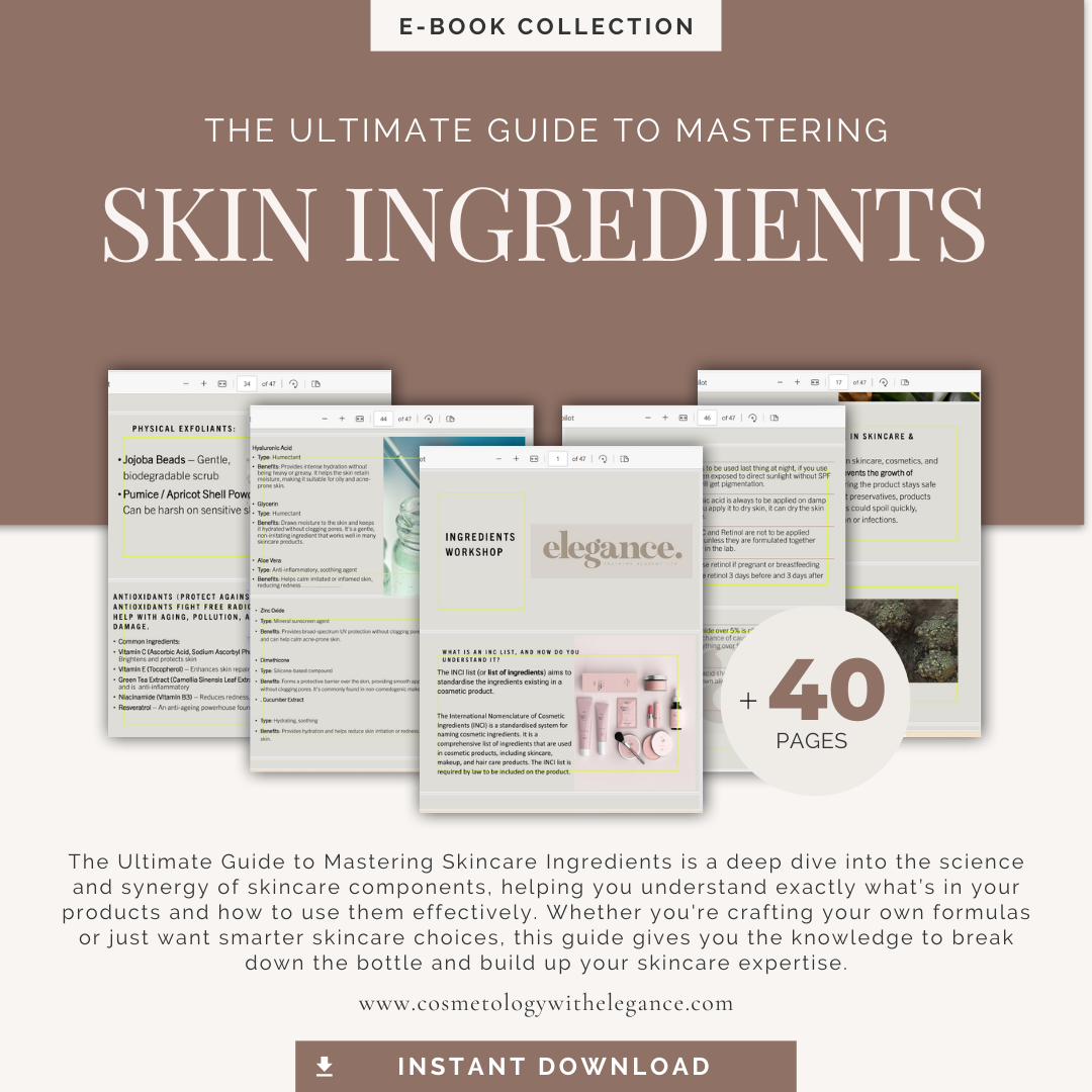 Skin Ingredients E-Book